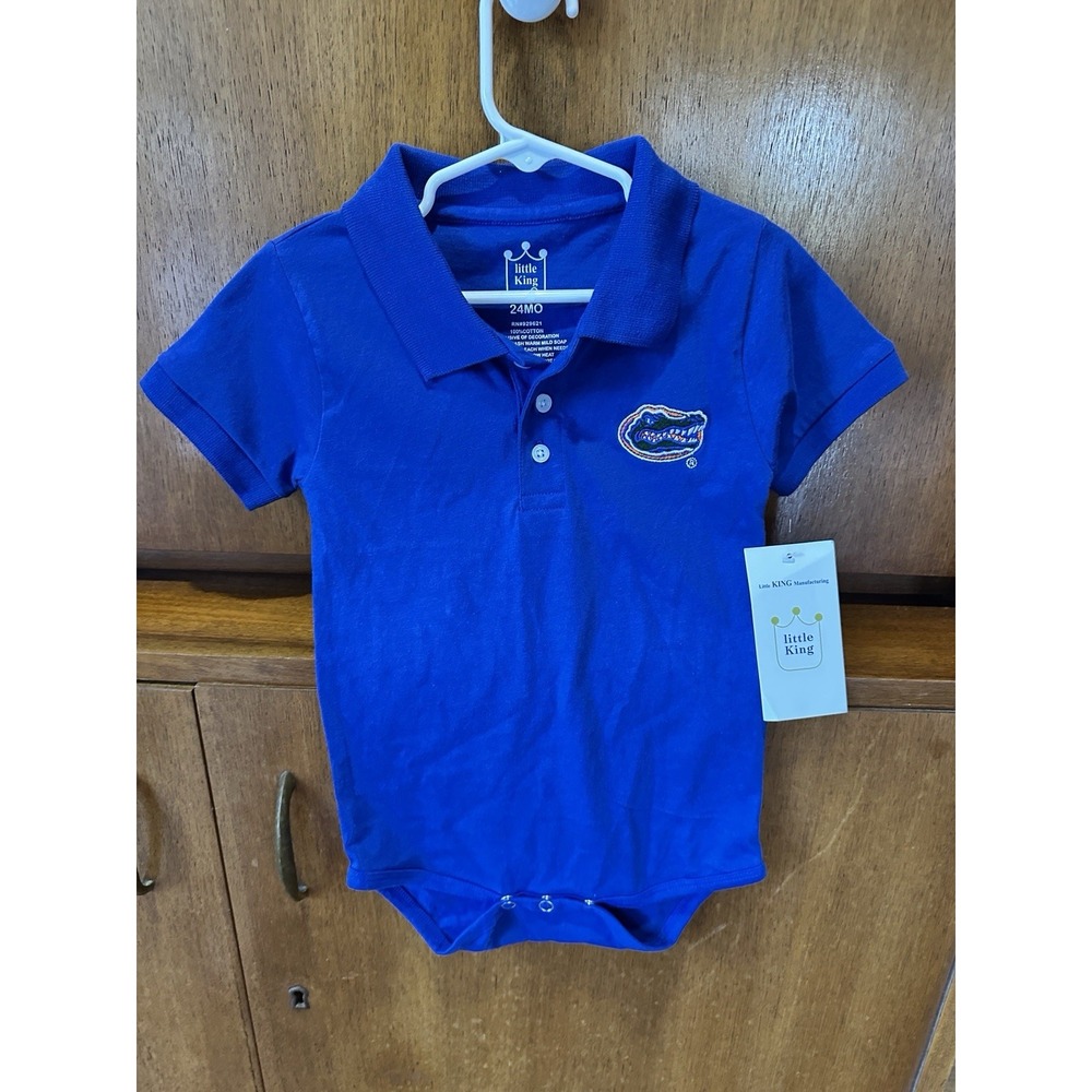 Florida Gators Blue NWT Romper 24 Months Little King College Football Game Day